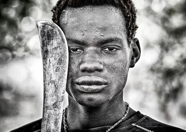 Mundari tribe man - South Sudan