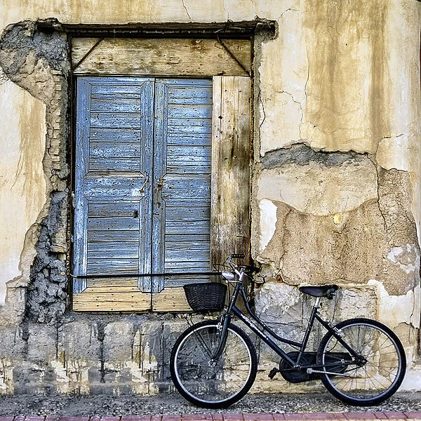 Old Window and Bicycle