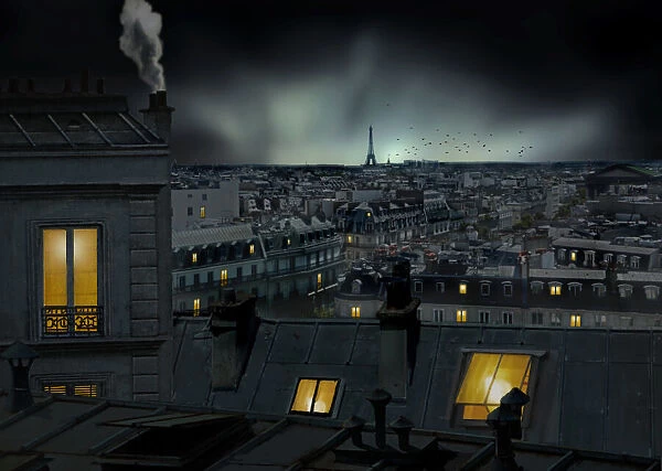 roofs of Paris