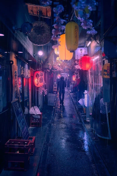 Tokyo Blue Rain