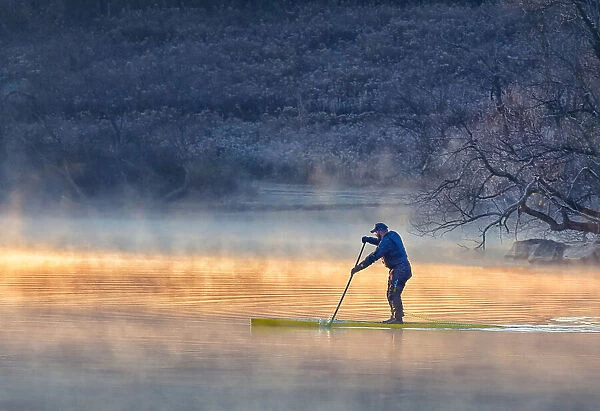 Winter paddling