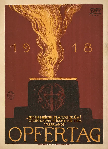 1918 Opfertag (Day of sacrifice), 1918. Creator: Ditz, Walter (1888-1925)