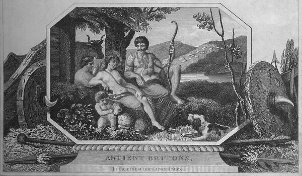 Ancient Britons, in their most uncultivated State, 1838