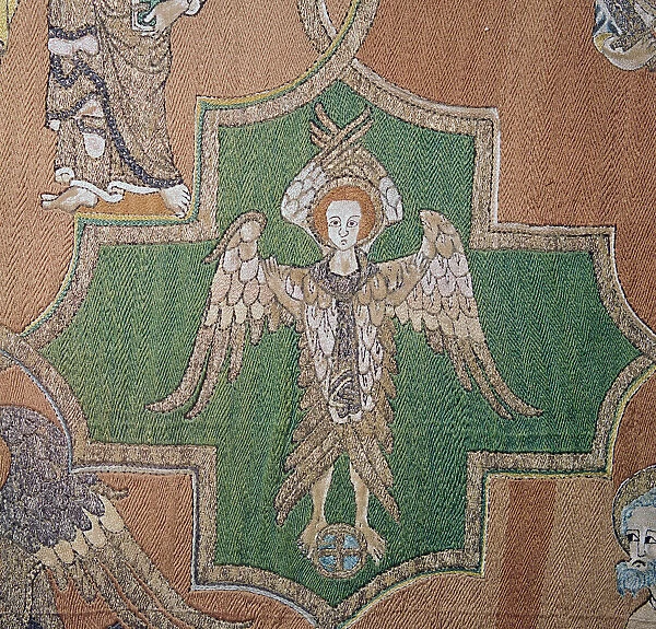 Detail of an angel from the Syon Cope, 14th century