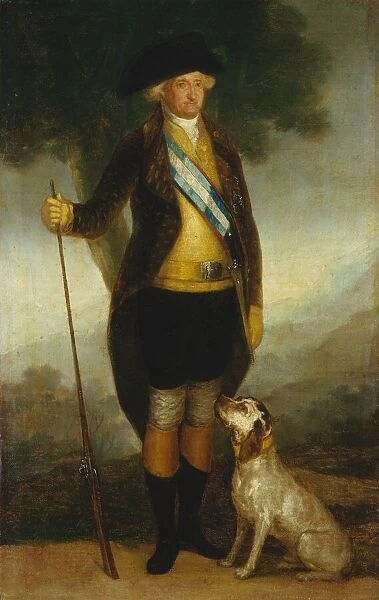 Charles IV of Spain as Huntsman, c. 1799  /  1800. Creator: Workshop of Francisco de Goya