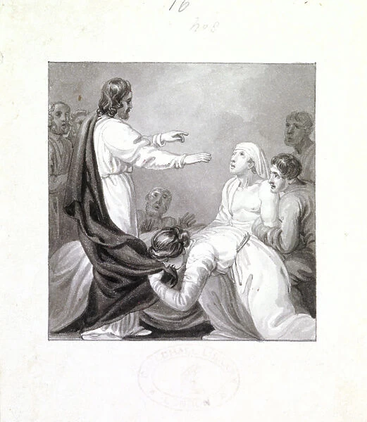 Christ healing a sick man, c1810-c1844. Artist: Henry Corbould