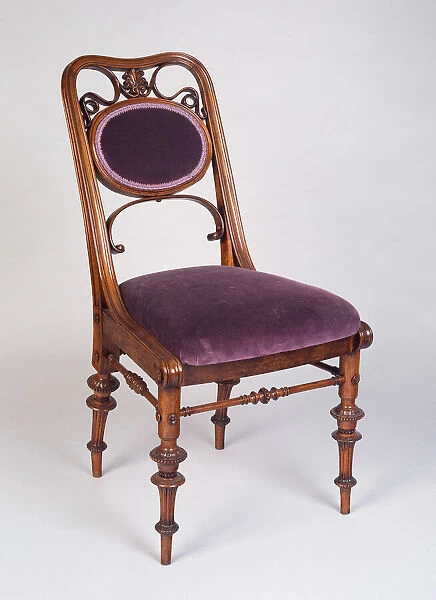 Dining Chair, Austria, c. 1870. Creator: Theophil Hansen