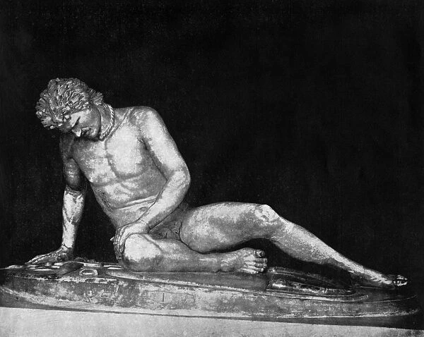 The Dying Gaul, Capitol, Rome, 1893. Artist: John L Stoddard