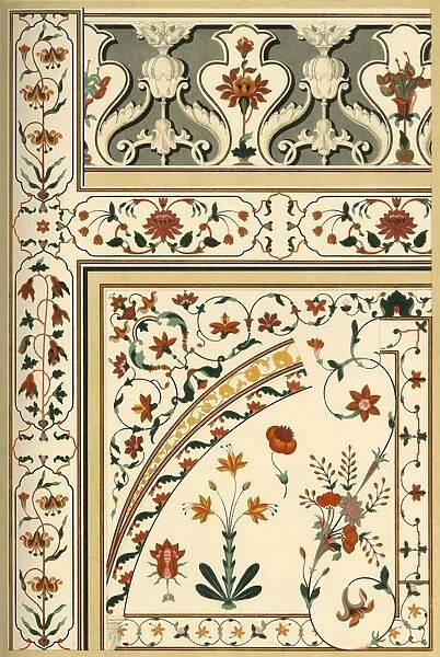 Indian marble inlay, (1898). Creator: Unknown
