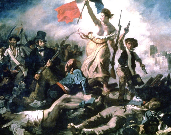 Liberty Leading the People, 1830. Artist: Eugene Delacroix