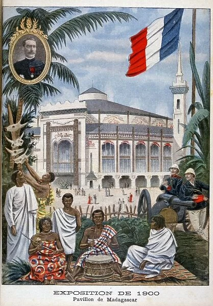 The Madagascan pavilion at the Universal Exhibition of 1900, Paris, 1900