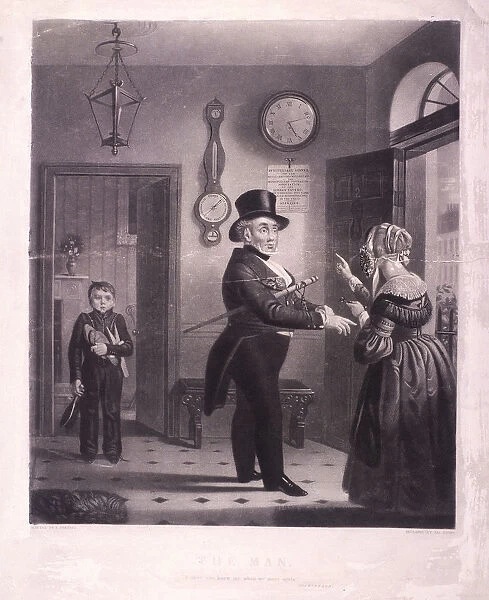 The Man. I pray you know me when we meet again, 1840. Artist: James Scott