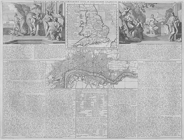 Maps of England, Wales and London, 1718