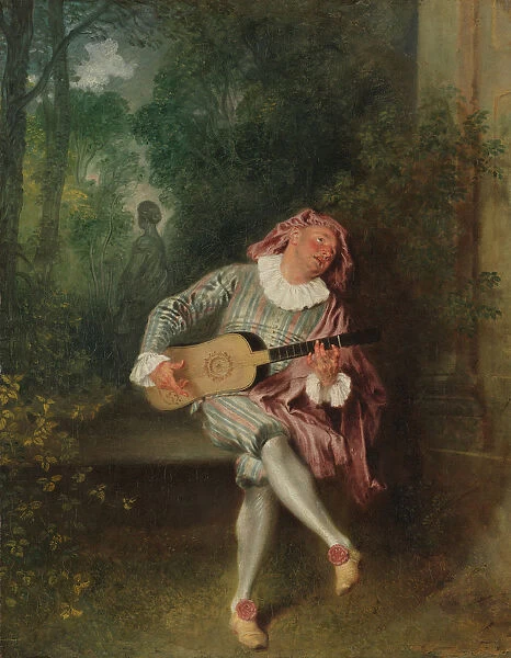 Mezzetin, ca. 1718-20. Creator: Jean-Antoine Watteau