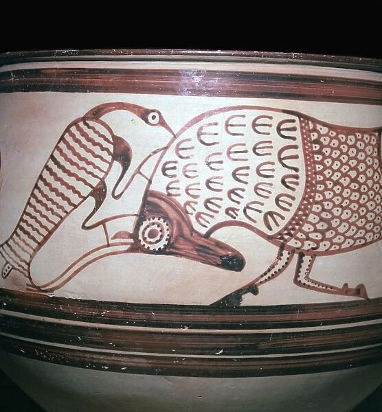 Detail of a Mycenaean pot, 13th century BC