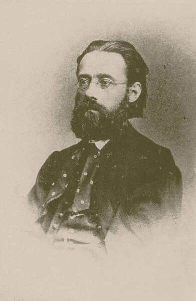 Portrait of the composer Bedrich Smetana, 1866. Creator: Anonymous