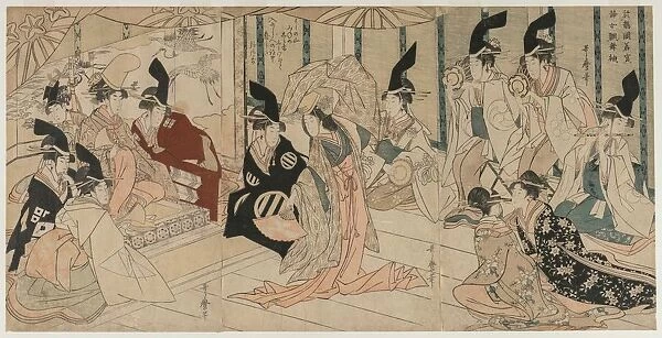 Scene Adapted from the play The Treasury of Loyal Retainers (Chushingura), late 1790s
