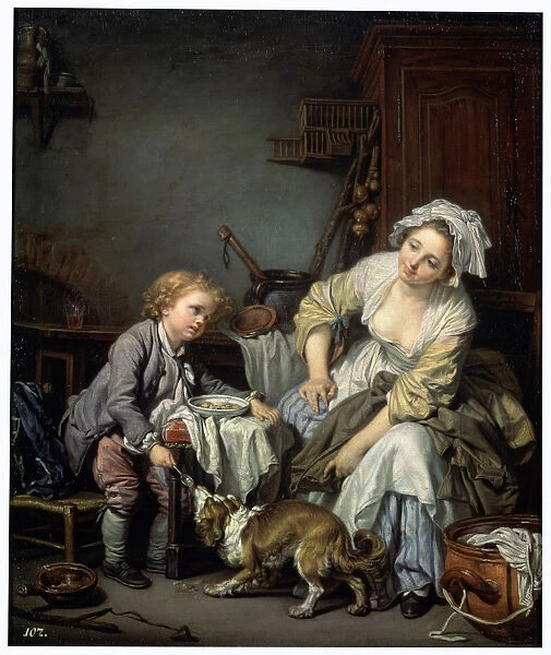 Spoilt Child, 1765. Artist: Jean-Baptiste Greuze