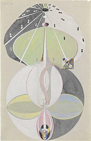 Tree of Knowledge, No. 5, 1915. Creator: Hilma af Klint (1862-1944)