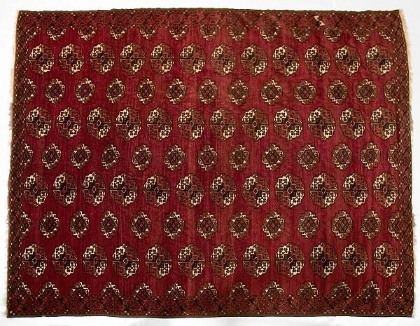 Turkmen Main Carpet, 1870s. Creator: Unknown