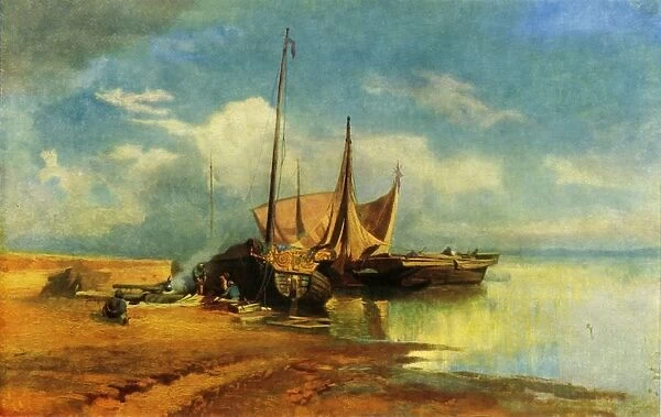 Volga Landscape, 1870, (1965). Creator: Fyodor Vasil yev