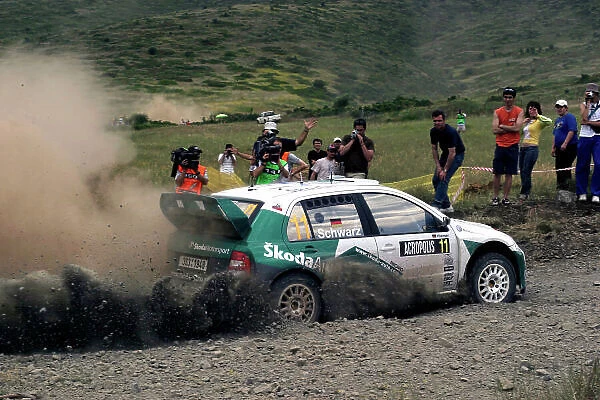 2004 FIA World Rally Champs. Round six, Acropolis Rally. 3rd-6th June 2004. Armin Schwarz, Skoda, action. World Copyright: McKlein / LAT