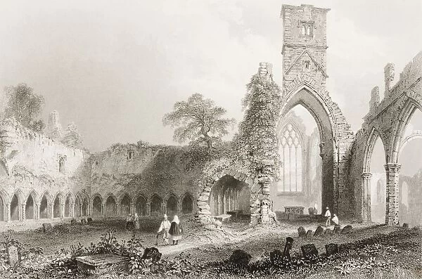 Abbey Of Sligo, County Sligo, Ireland. Drawn By W. H. Bartlett, Engraved By J. Carter. From 'The Scenery And Antiquities Of Ireland'By N. P. Willis And J. Stirling Coyne. Illustrated From Drawings By W. H. Bartlett. Published London C. 1841