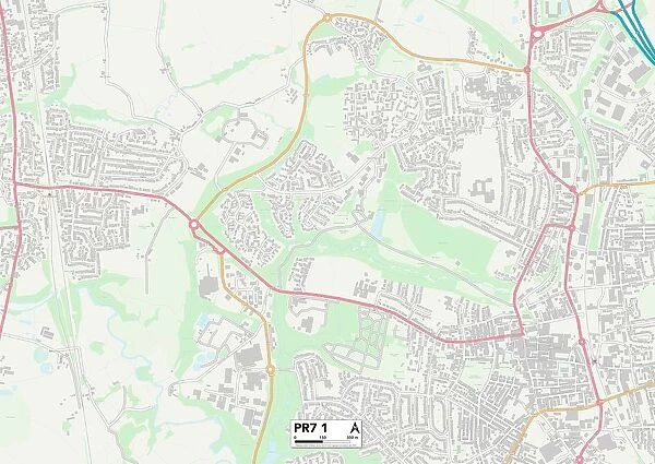 Chorley PR7 1 Map