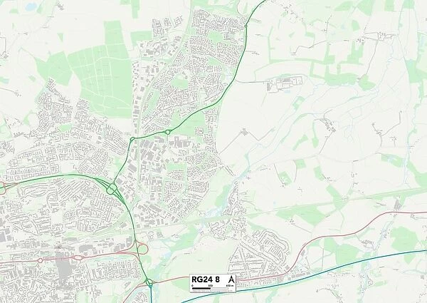 Hampshire RG24 8 Map