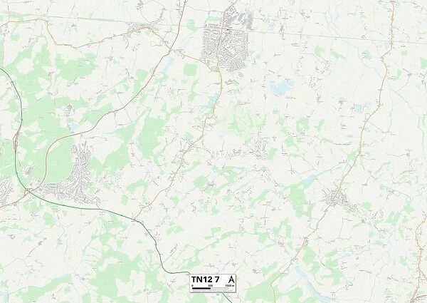 Maidstone TN12 7 Map
