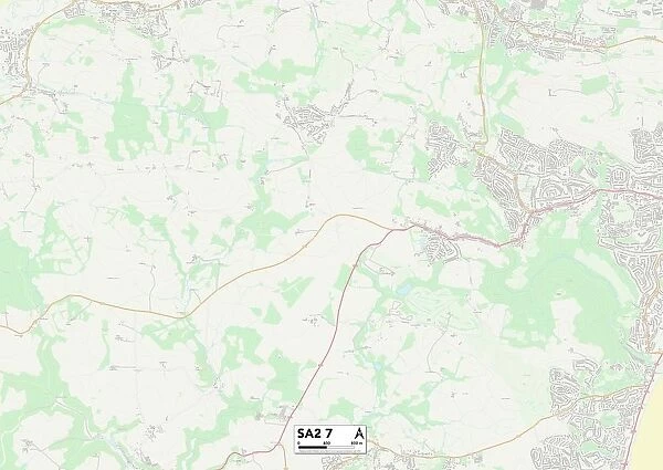 Swansea SA2 7 Map