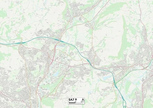 Swansea SA7 9 Map