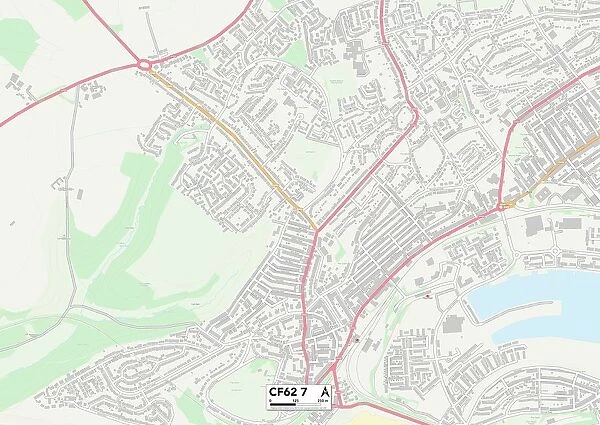 Vale of Glamorgan CF62 7 Map