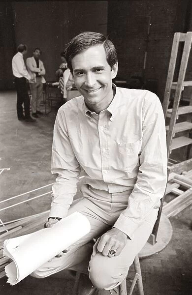 Actor Anthony Perkins during rehearsals for The Male Animal June 1968