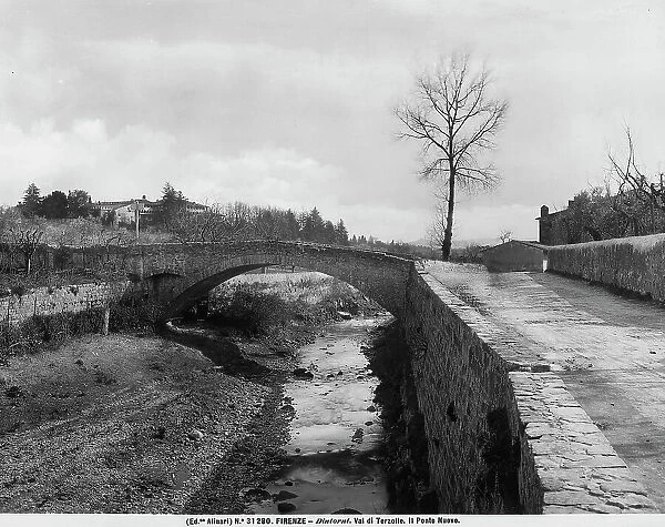 The 'ponte nuovo' in the Terzolle river valley in Cercina, Vaglia