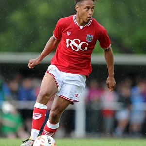 Bristol City FC: Bobby Reid in Action at Pre-Season Friendly, 2015