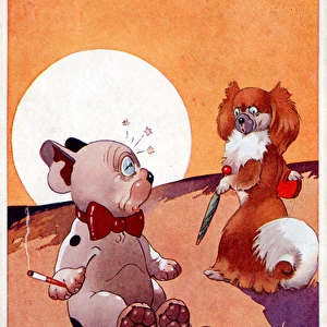 Bonzo - Postcard by George Studdy