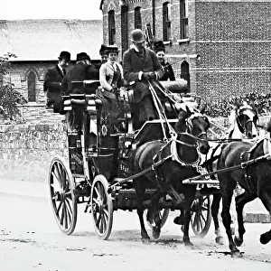 A coach and four, possibly Bray to London