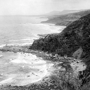 Coastal scene, Clifton, Illawarra District, Australila