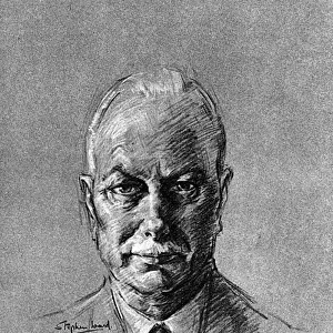 The Duke of Gloucester, as sketched by Stephen Ward, 1961