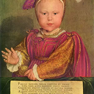 Edward VI as a Child, by Hans Holbein the Younger
