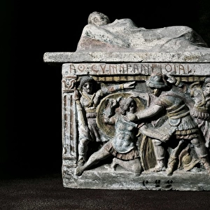 Etruscan urn Terracotta