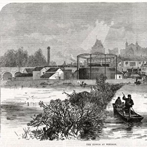 Floods at Windsor 1869