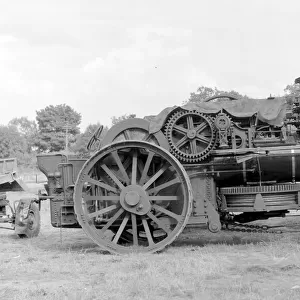 Fowler Ploughing Engine team