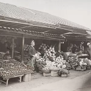 Fruit and vegetable stall, shop, Japan