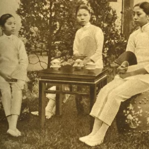 Three girls of Jiangsu, China, East Asia
