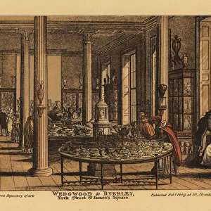 Interior of the Wedgwood and Byerley shop