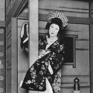 A Japanese actor plays a female role