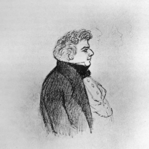 Luigi Lablache sketched by Queen Victoria