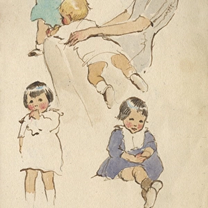 Mother and children by Muriel Dawson